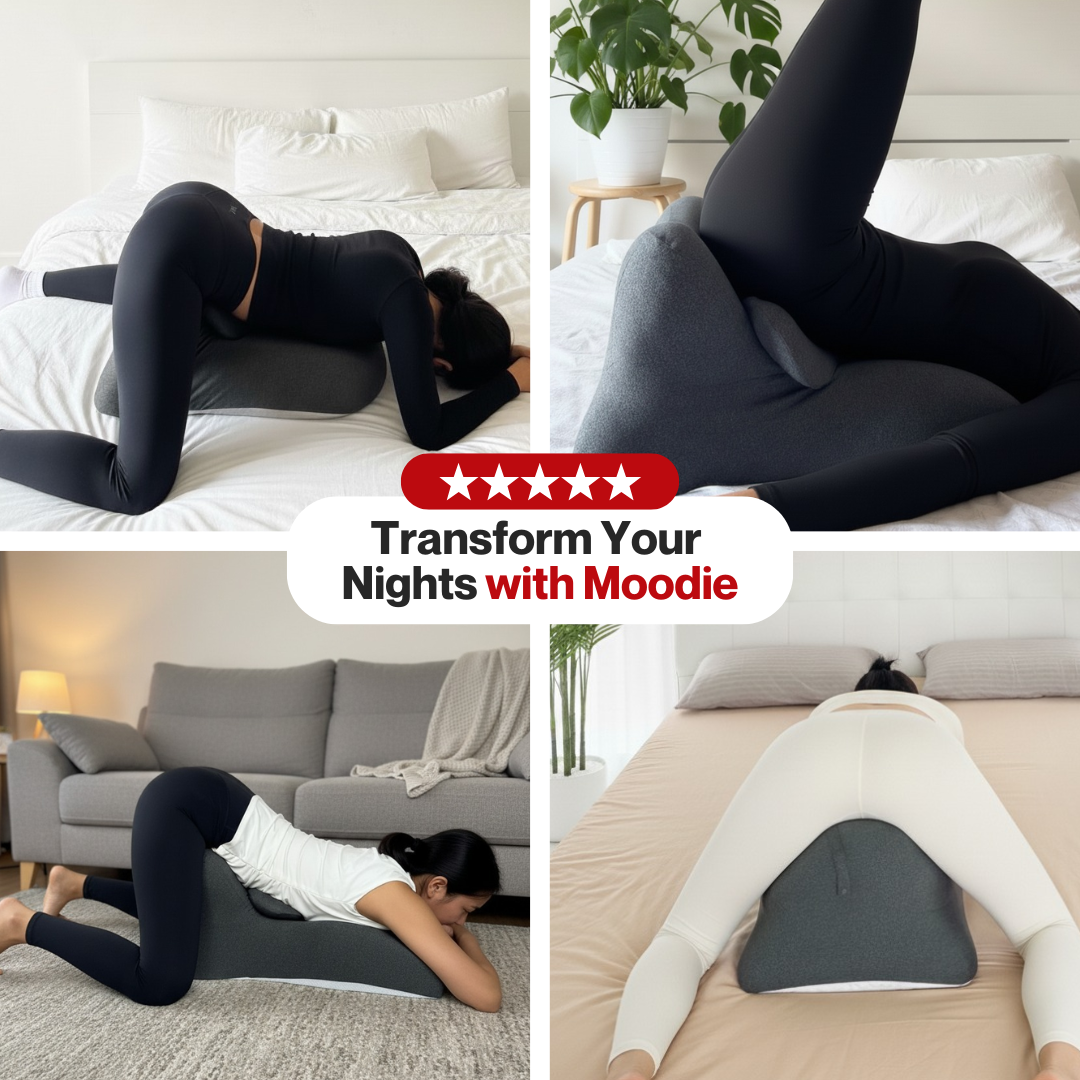 Moodie pillow features